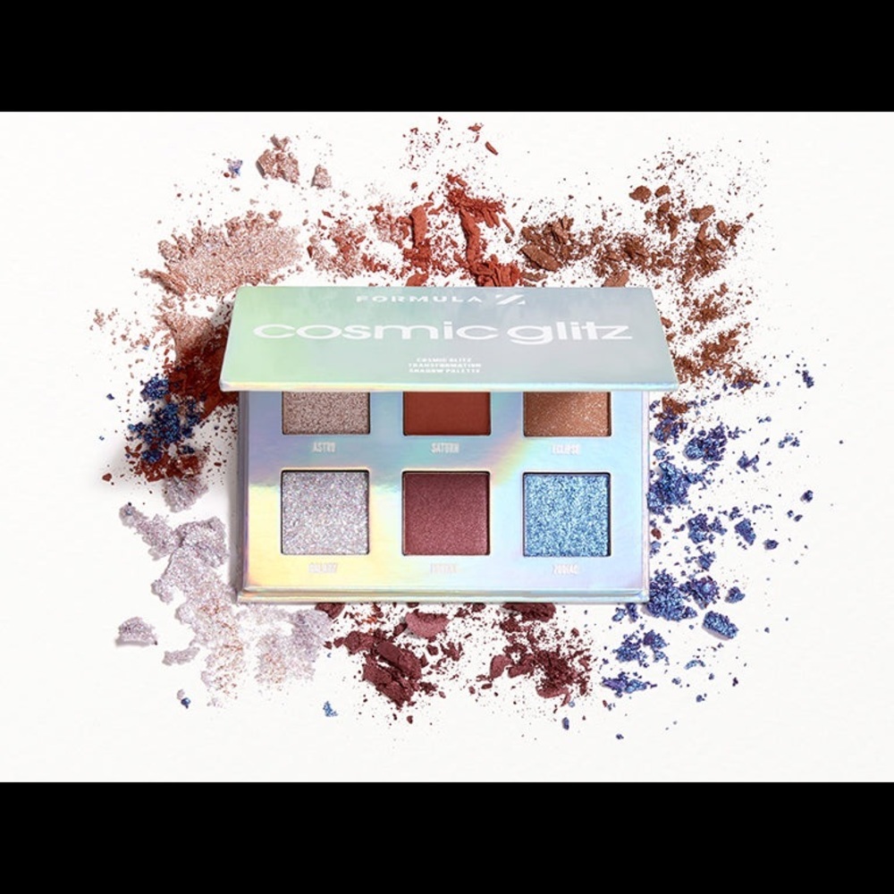 Formula Z Cosmic Glitz Eyeshadow Palette NIB New Galactic Vegan Cruelty Free
